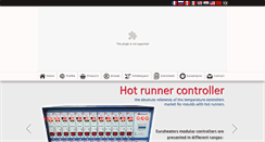 Desktop Screenshot of euroheaters.com